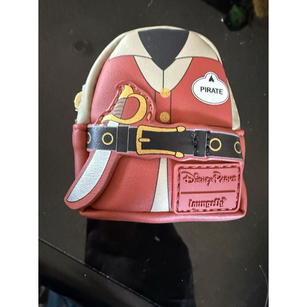 Disney Parks Cast member Loungefly Mini Backpack Bag Charm Confirmed Pirate